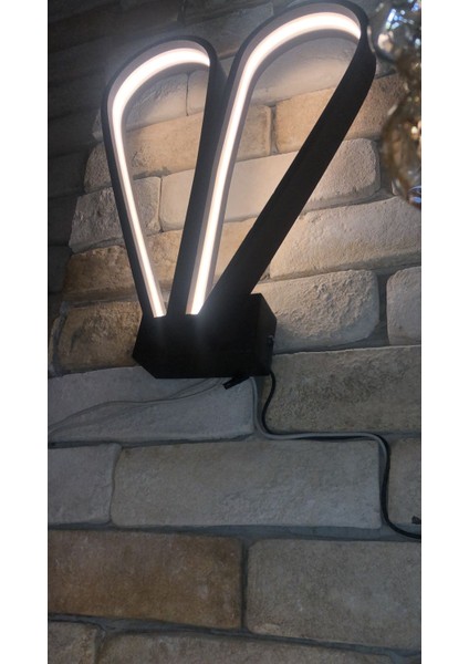 37 cm Yüksekliğinde Metal Gövde Gün Işığı LED Aydınlatma Aplik