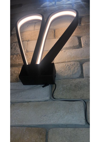 37 cm Yüksekliğinde Metal Gövde Gün Işığı LED Aydınlatma Aplik
