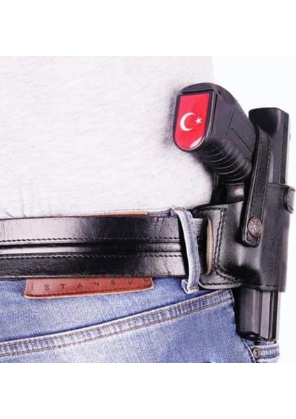 Airsoft Tabanca Kılıfı Universal Tüm Tabancalar Için Dış Taşıma Deri Spor Kılıf Siyah modelleri
