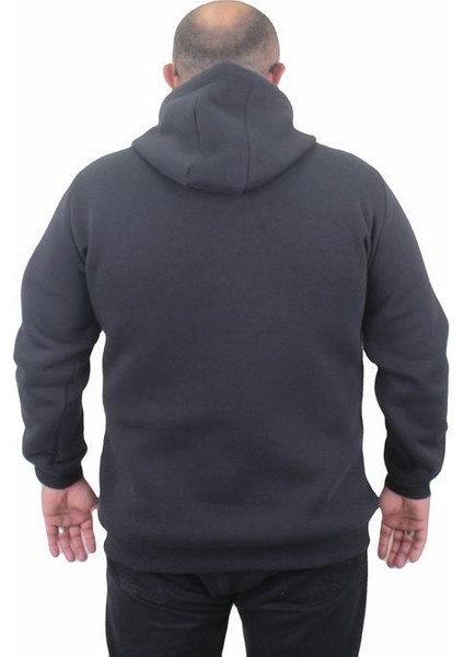 Fermuarlı Kapuşonlu Büyük Beden Sweat Adventure 23220 Lacıvert fırsatları