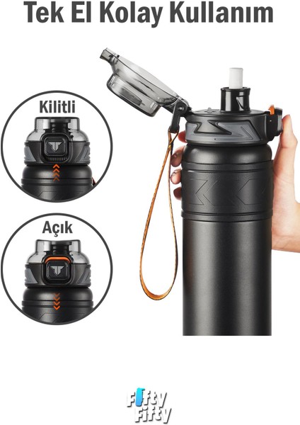 Tkk 500 ml Çelik Termos Çift Kullanım Pipetli/rahat Içim -12/24 Sıcak-Soğuk- Yalıtım -2022500ML fiyatları