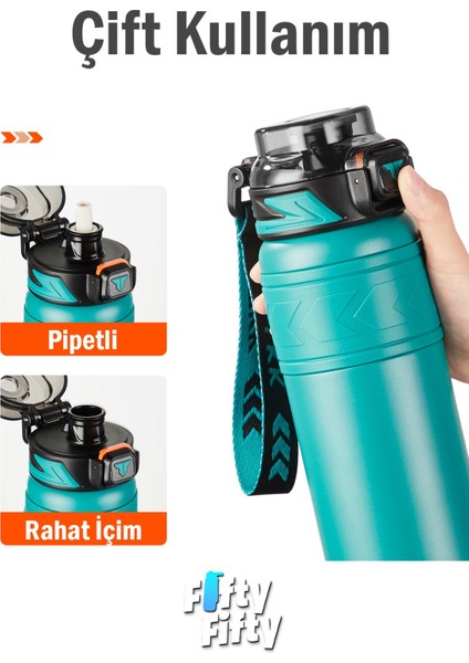 Tkk 500 ml Çelik Termos Çift Kullanım Pipetli/rahat Içim -12/24 Sıcak-Soğuk- Yalıtım -2022500ML modelleri