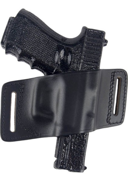 Airsoft Tabanca Kılıfı Universal Tüm Tabancalar Için Dış Taşıma Deri Speed Kelebek Siyah