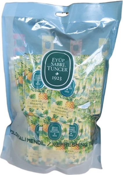 Hawaii Ananas Kolonyalı Mendil 150li 5X10 Küçük Boy