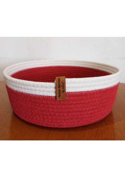 Hasır Sepet Düzenleyici Organizer Dekorasyon Hediyelik - 23X7 cm
