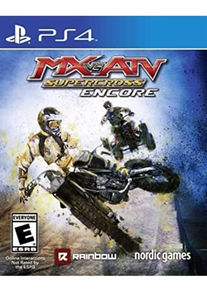 Mx Vs. Atv Supercross Encore Ps4 Oyun