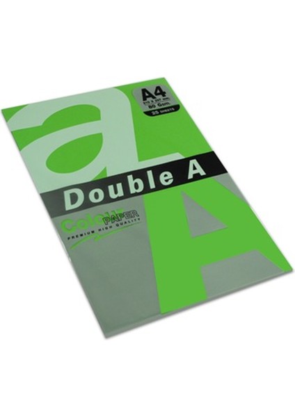 Renkli Fotokopi Kağıdı 25'li A4 80 gr Papağan Yeşili