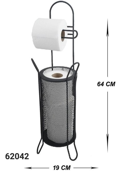 Dekoratif Metal Tuvalet Kağıtlık Wc Kağıtlığı Tuvalet Kağıdı Standı Yedekli Tuvalet Kağıt Askısı