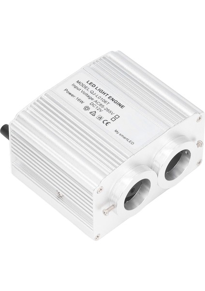 Uzaktan Kumandalı Rgb LED Fıber Optik Işık Motoru QJ-L016T App/müzik/ Çift Kafa Rgbw DC12V 16W fiyatları