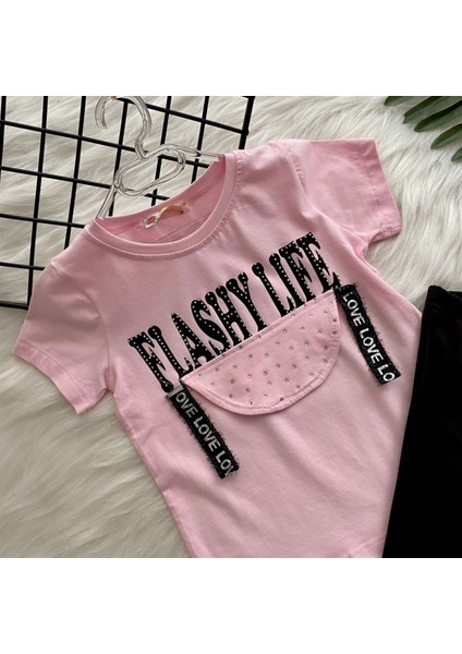 Turuncu Gardrop Flashy Life Taytlı Kız Çocuk Takım Pembe fiyatları