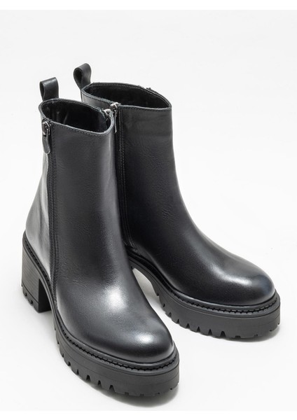 Siyah Deri Kadın Günlük Bot modelleri