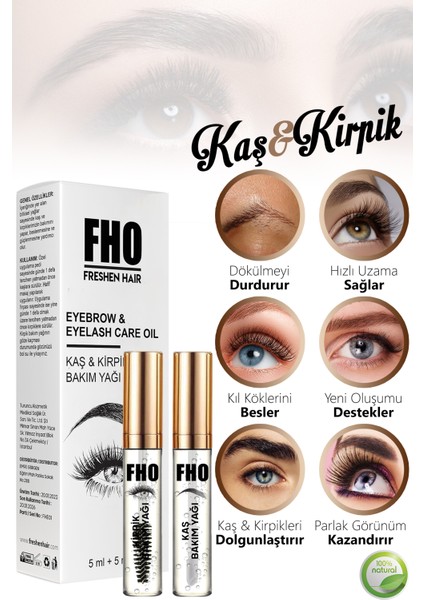 Eye Bitkisel Kaş & Kirpik Bakım Serumu 10 ml