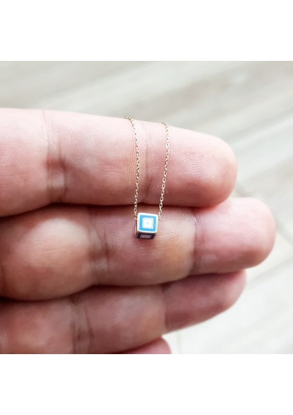 Altın Ince Zincir Choker Küp Göz Kolye modelleri