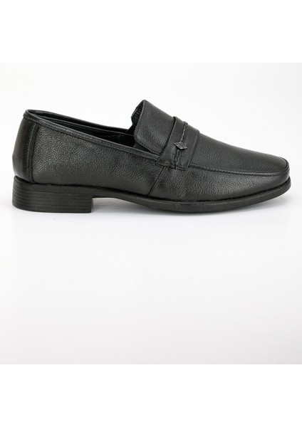 DRT62225 Ince Kaymaz Taban Klasik Erkek Ayakkabısı Siyah modelleri