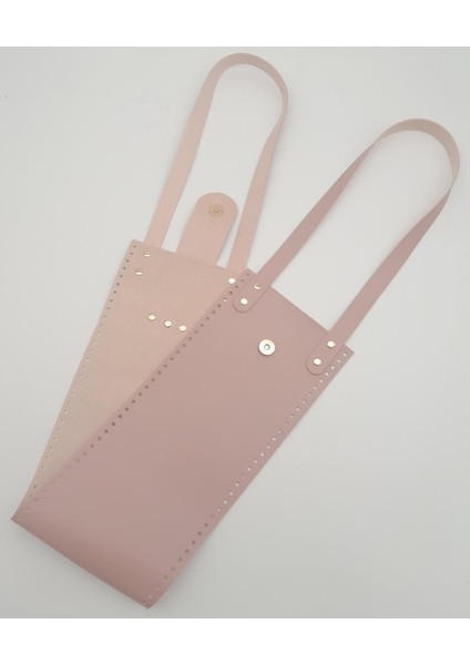 Suni Deri Kova Model Pudra Renk Çanta Deri Seti Light Gold Metal fiyatları