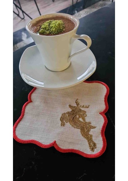 2li Geyikli Kokteyl Sunum Peçetesi