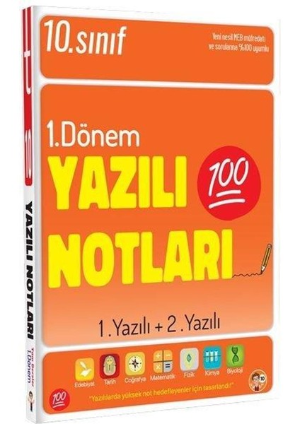 10.sınıf Yazılı Notları 1.dönem 1+2.yazılı