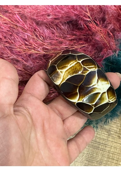 Otantik Işleme Kemik Bilezik Hint Tasarım Çap 7 cm En 5 cm Kadın Bileklik modelleri