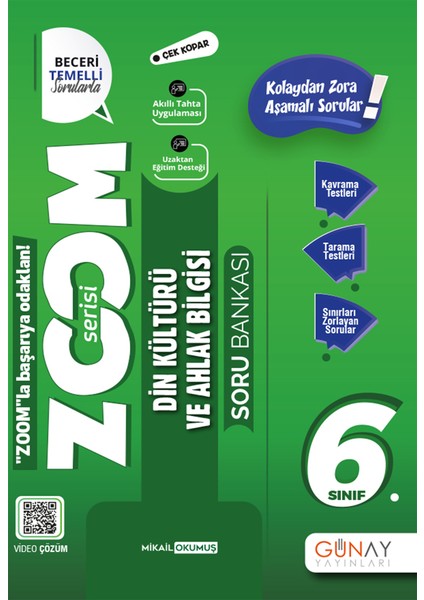 6.sınıf Zoom Din Kültürü ve Ahlak Bilgisi Soru Bankası 20222023
