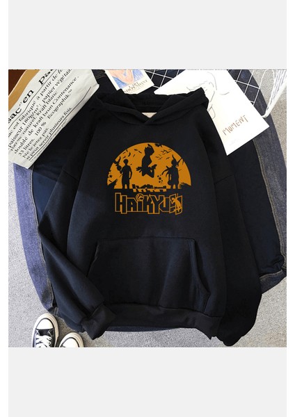 Haikyuu Kapşonlu Sweatshirt