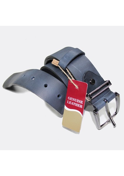Hakiki Manda Greyzi Deri Lacivert Erkek Kotpantolon Kemeri modelleri