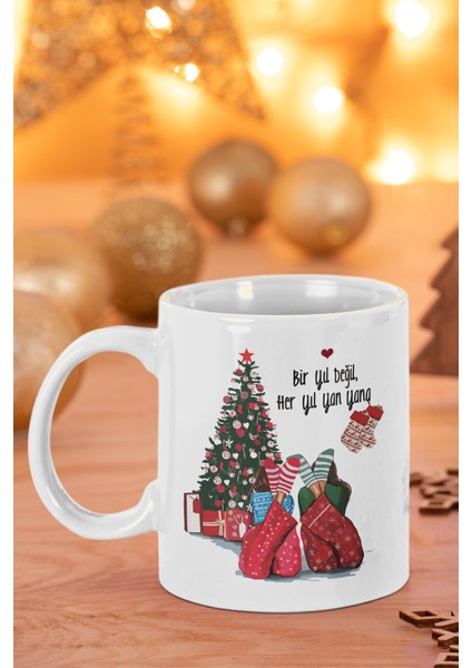 Yılbaşı Kupa Bardak Bff En Iyi Arkadaşa Hediyelik Yeni yıl kupası Çift taraflı baskı fiyatları