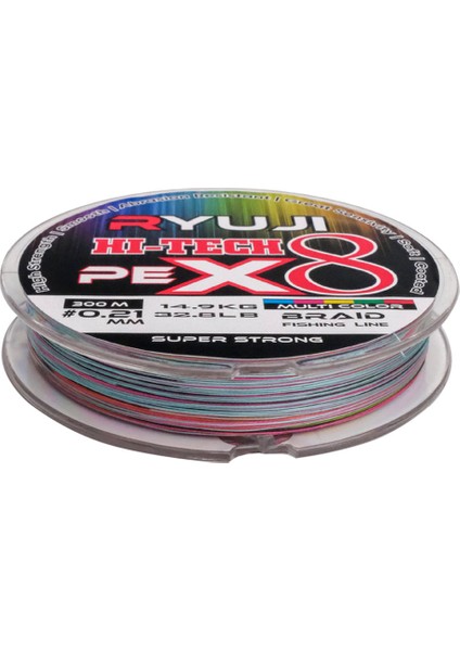 Hi-Tech X8 300 mt Multi Color Ip Misina