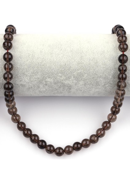 Dumanlı Kuvars Doğal Taş Dizi 8 mm Küre Kesim fiyatları