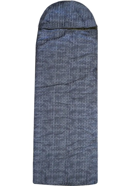 Mavi Polarguard Kamp Uyku Tulumu - 0°c Dayanıklı - 195X65 cm - Sıfır Derece Soğuklara Karşı Koruma