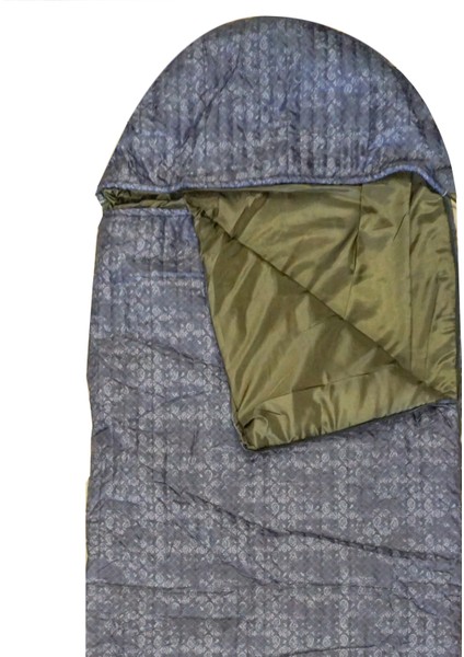 Mavi Polarguard Kamp Uyku Tulumu - 0°c Dayanıklı - 195X65 cm - Sıfır Derece Soğuklara Karşı Koruma