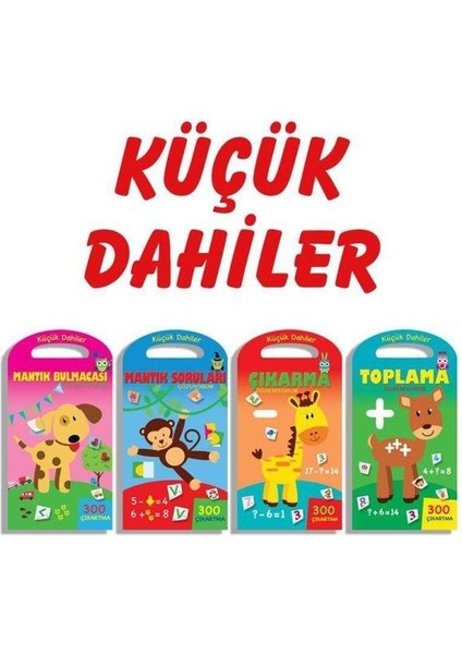 Küçük Dahiler Seti 4 Kitap Takım