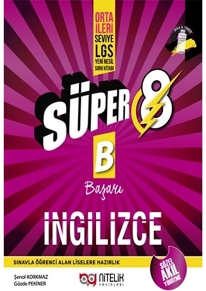 8.sınıf Yeni Nesil Süper Ingilizce Soru Kitabı