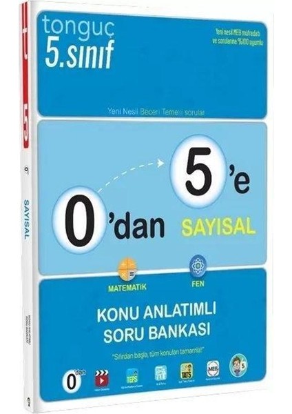 0'dan 5'e Sayısal Konu Anlatımlı Soru Bankası