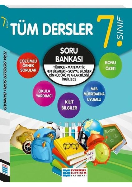 7.sınıf Tüm Dersler Konu Özetli Soru Bankası