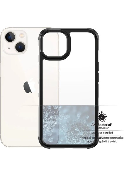 Panzer Glass iPhone 13 Için Clearcase (Siyah Çerçeve) Kılıf