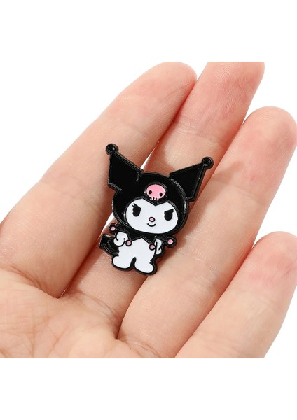 Sanrio Kuromi Metal Broş Pin 3 cm Rozet