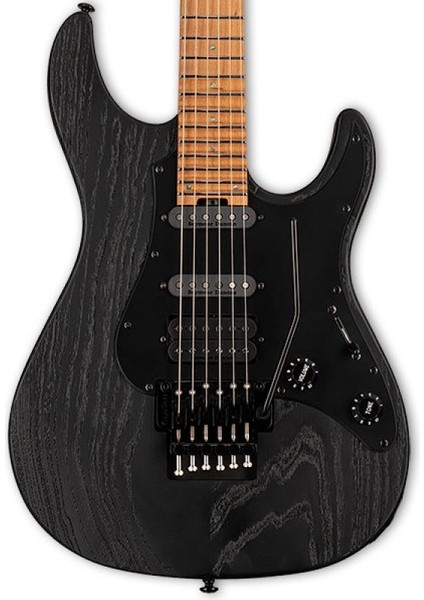 SN-1000 Fr Black Blast Roasted Maple Elektro Gitar