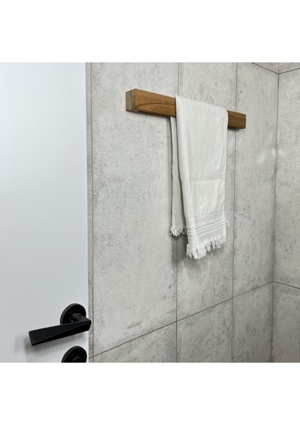 Havlu Askısı , Ahşap Banyo Havluluğu, Ahşap Askılık, Havluluk