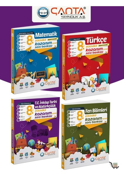 8.sınıf Etkinlikli Beceri Temelli Soru Bankası Seti 4 Eser