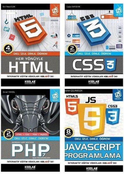 Web Programlama Seti 2 4 Kitap Takım