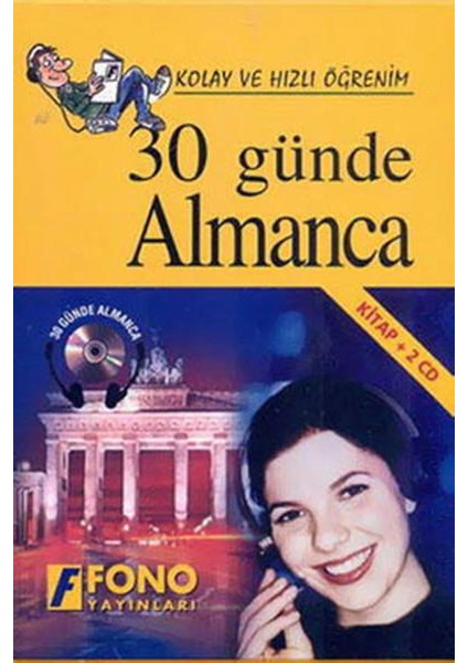 30 Günde Almanca1 Kitap+2 CD Kutulu
