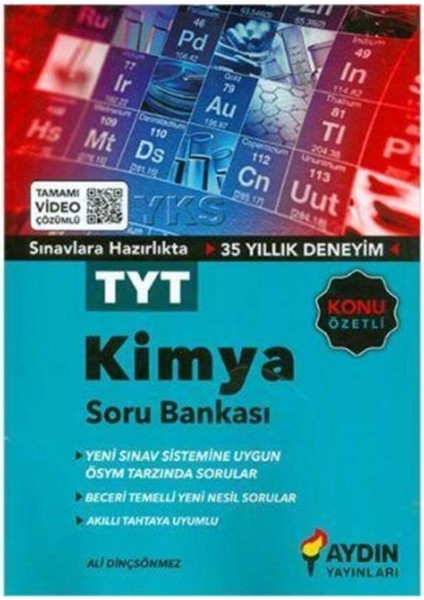 Tyt Kimya Konu Özetli Soru Bankası