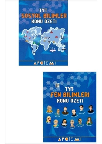 Tyt Sosyal Konu Özeti ve Tyt Fen Bilimleri Konu Özeti Seti