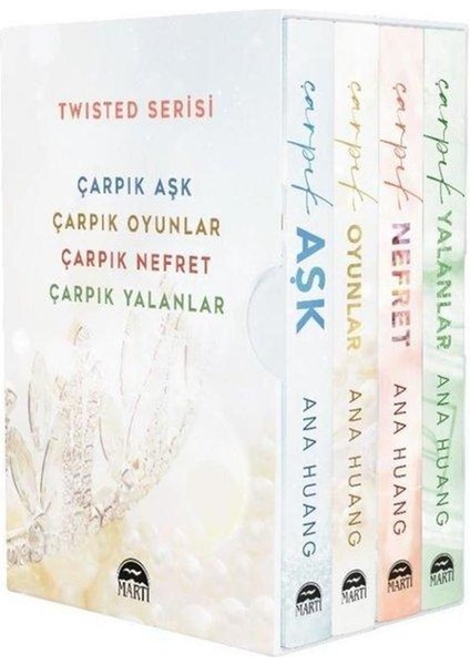Twisted Serisi 4 Kitap Kutulu Set: Çarpık Aşk , Çarpık Oyunlar , Çarpık Nefret , Çarpık Yalanlar