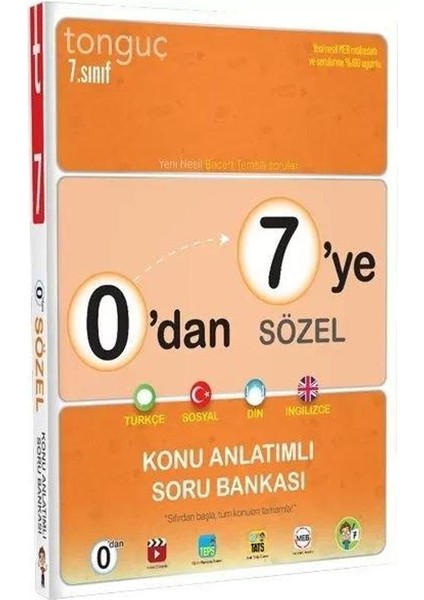 0'dan 7'ye Sözel Konu Anlatımlı Soru Bankası