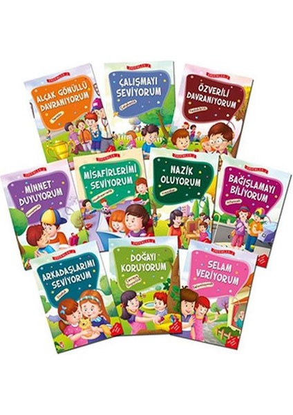 Erdemler Serisi 2 Set 10 Kitap Takım