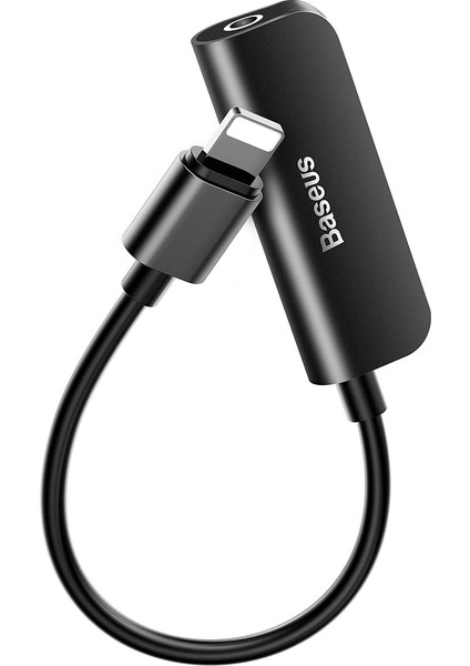 L50 3 In 1, Biisayar/telefon Mini Hub Adaptörü, Siyah, Giriş: Lightning, Çıkış: Lightning & Aux 3.5 Mm,seyahat Boy, Hafif, Mobil Oyun Için Uygun, Şarj & Kulaklık Dönüştürücü