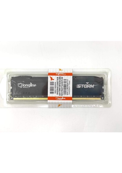 Storm 8gb Ddr4 3200MHZ Soğutuculu Masaüstü Pc Game Bellek CL18 PC4-25600 LNGDDR4ST3200DT/8GB