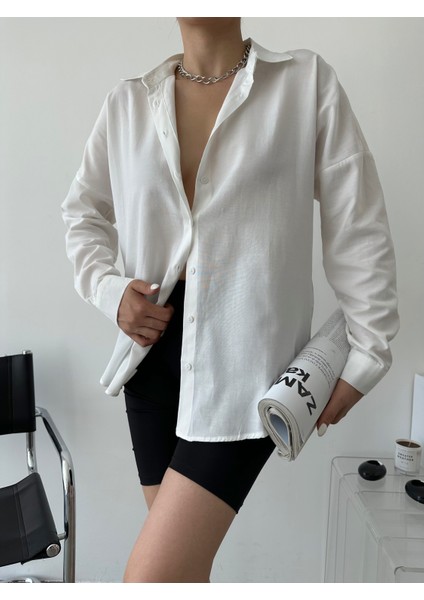 Düşük Omuz Oversize Gömlek modelleri