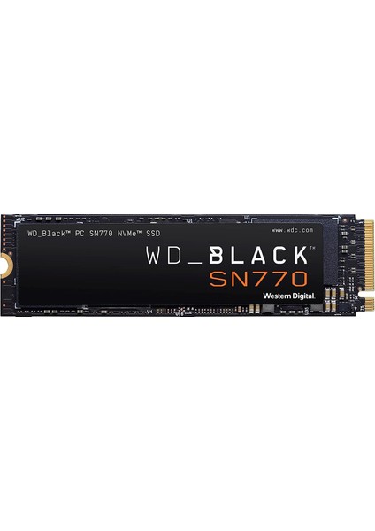 Wd_black SN770 250 GB Nvme Interne Gaming-Ssd; Pcıe Gen4 Teknolojisi, 4000 Mb/saniyeye Kadar. Okuma Hızı, M.2